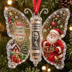 🦋💵 Christmas Cash Gift Butterfly Ornament – Holiday Money Holder Keepsake 🎄✨